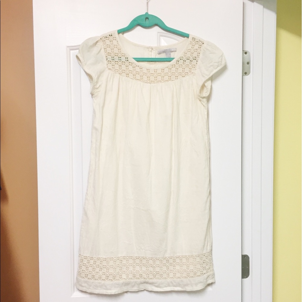 Cream Old Navy Dress